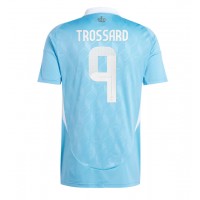 Camiseta Bélgica Leandro Trossard #9 Segunda Equipación Replica Eurocopa 2024 mangas cortas